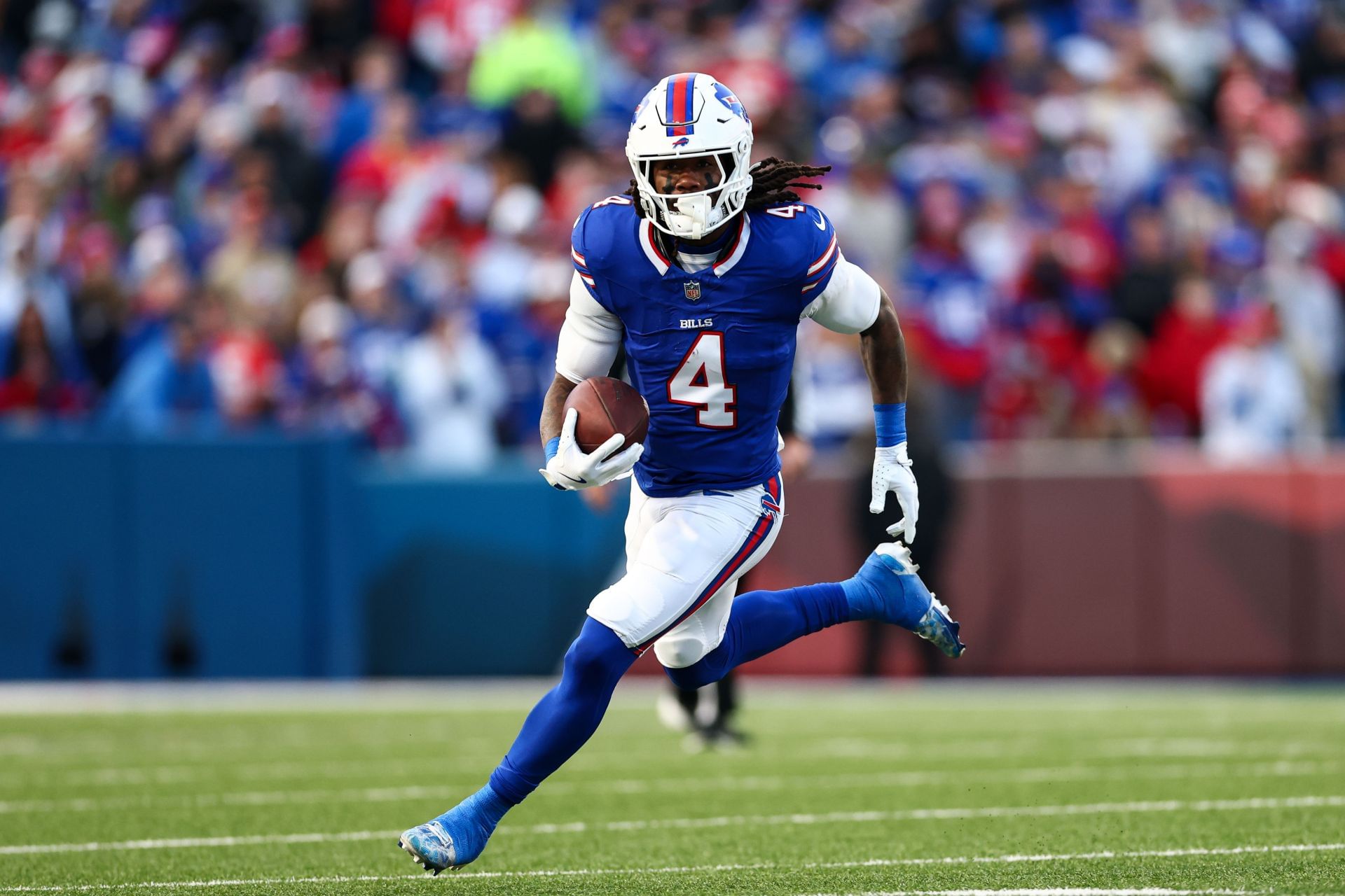 James Cook at Kansas City Chiefs v Buffalo Bills - NFL 2025 - Source: Getty