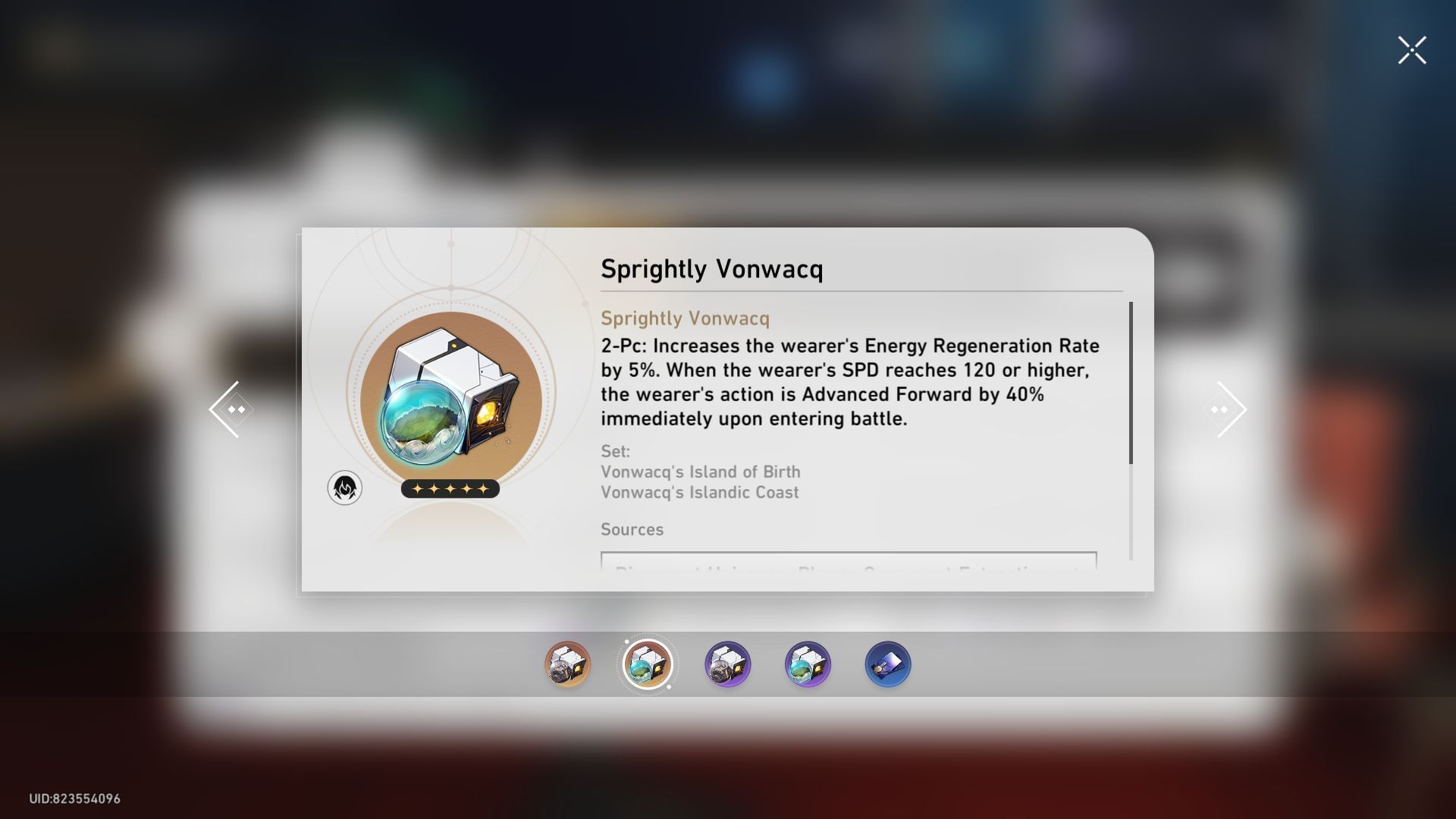 Sprightly Vonwacq (Image via Sportskeeda Gaming || HoYoverse)