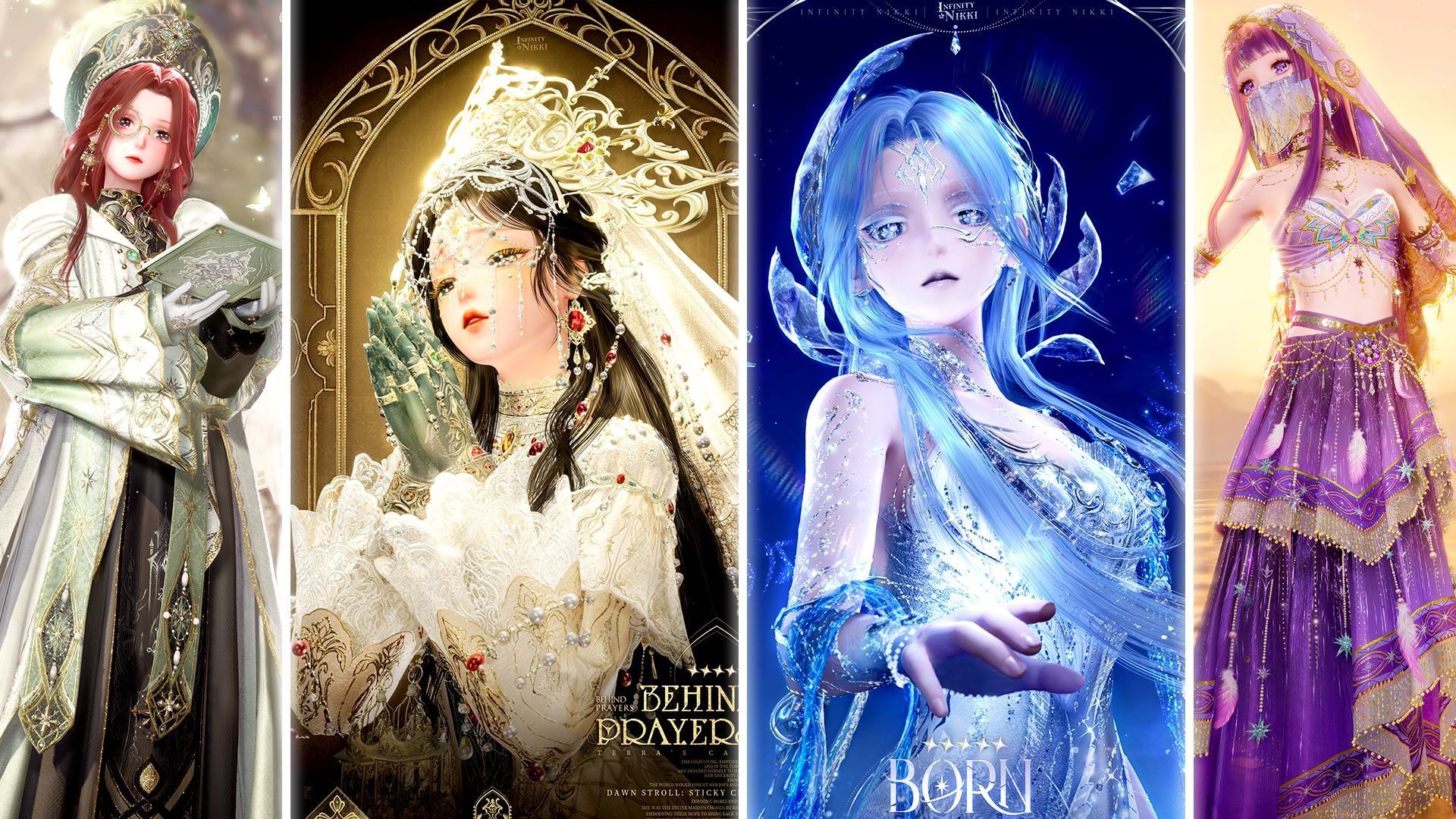 There will be four new outfits available in Phase I of Infinity Nikki 2.0 (Image via Sportskeeda Gaming/Infold Games)