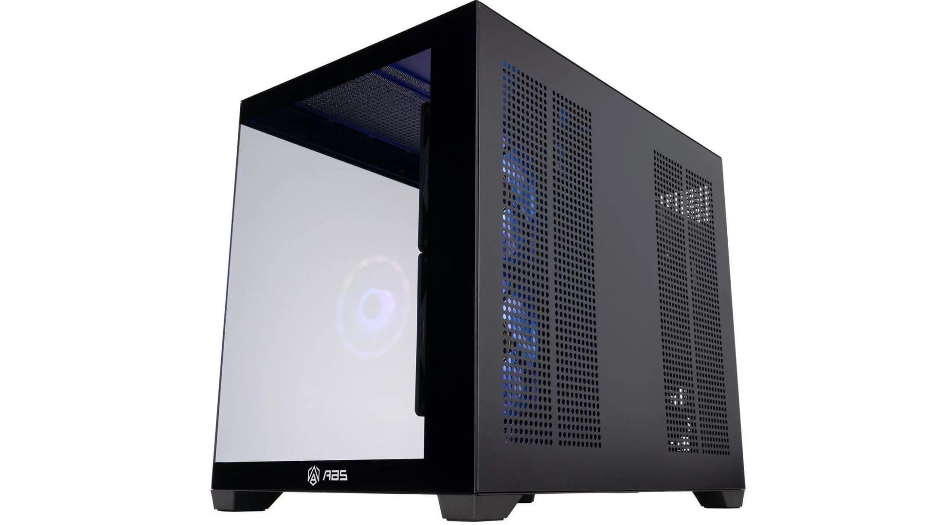 The ABS Flux II Aqua Gaming PC has plenty of ventilation on the side (Image via ABS)