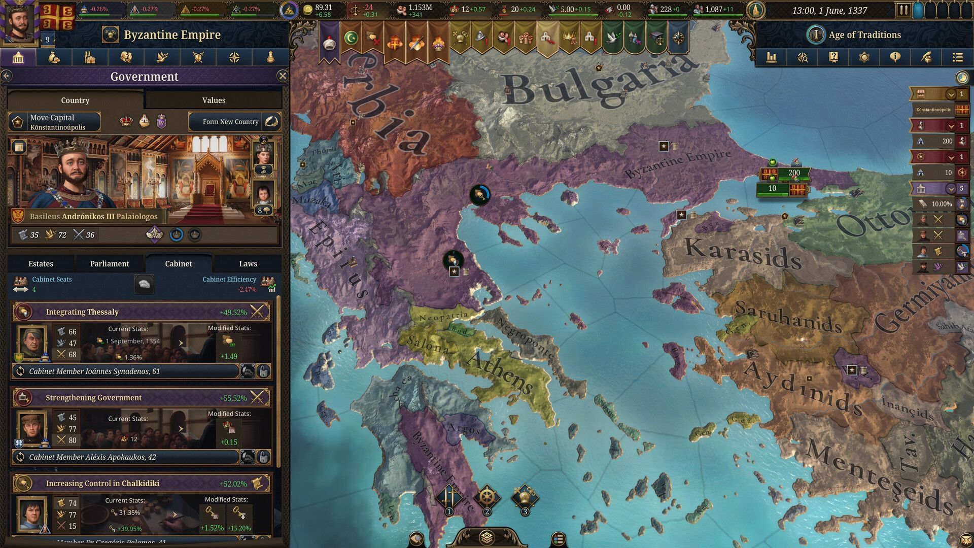 6 Best Beginner Tips and Tricks for Europa Universalis 5 4 Fix your crown power, tame your estates and wield Parliament like a scalpel (Image via Paradox Interactive)