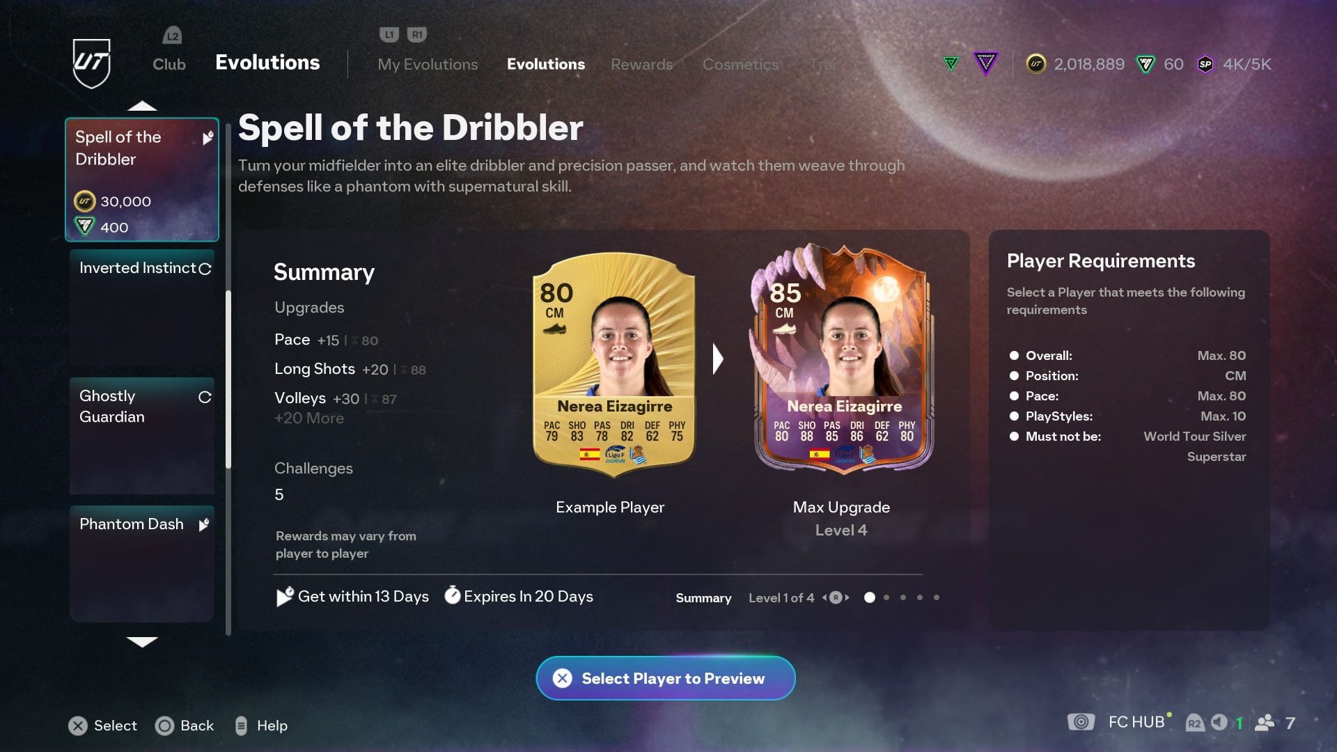 The requirements (Image via EA Sports)