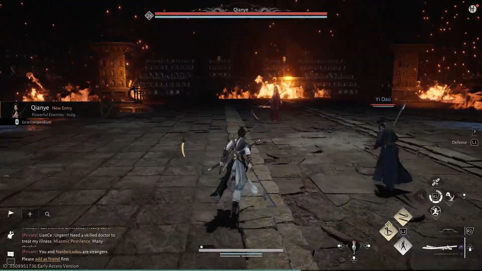 Qianye fight phase I (Image via NetEase Games)