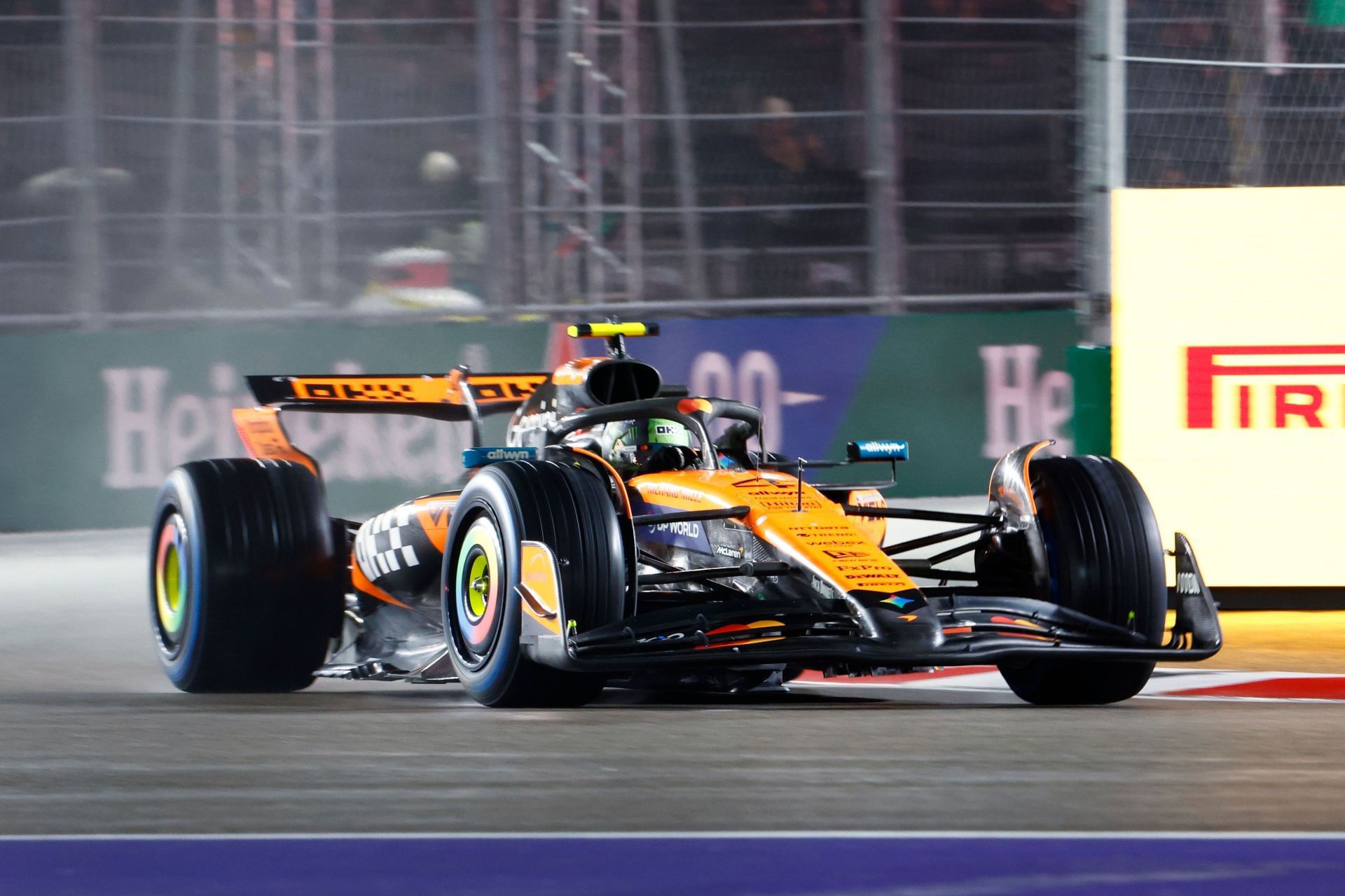 Lando Norris of McLaren at the F1 Las Vegas Grand Prix - Source: Getty