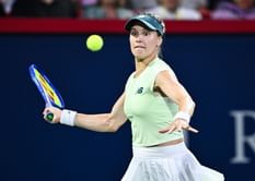 WATCH: Eugenie Bouchard no match for 6-year-old little girl in tennis face-off months after Canadian's retirement