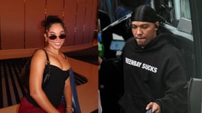 Amon-Ra St. Brown's gf Brooklyn shows off full denim skirt and shirt combo for special Thanksgiving gameday