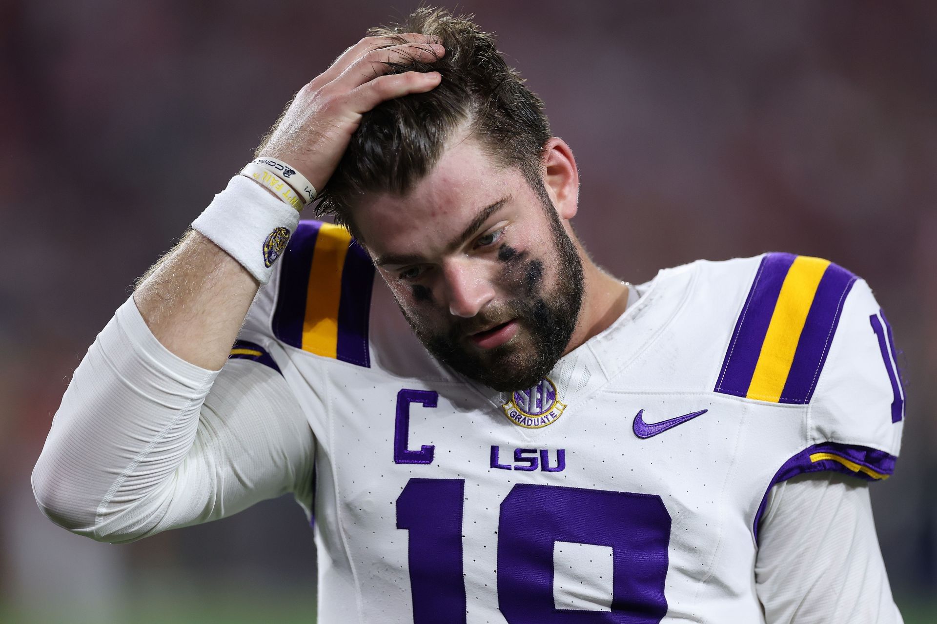 LSU QB Garrett Nussmeier - Source: Getty