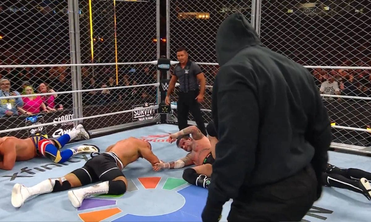 A mysterious creature attacked CM Punk at Survivor Series: WarGames. [Photo credit: WWE