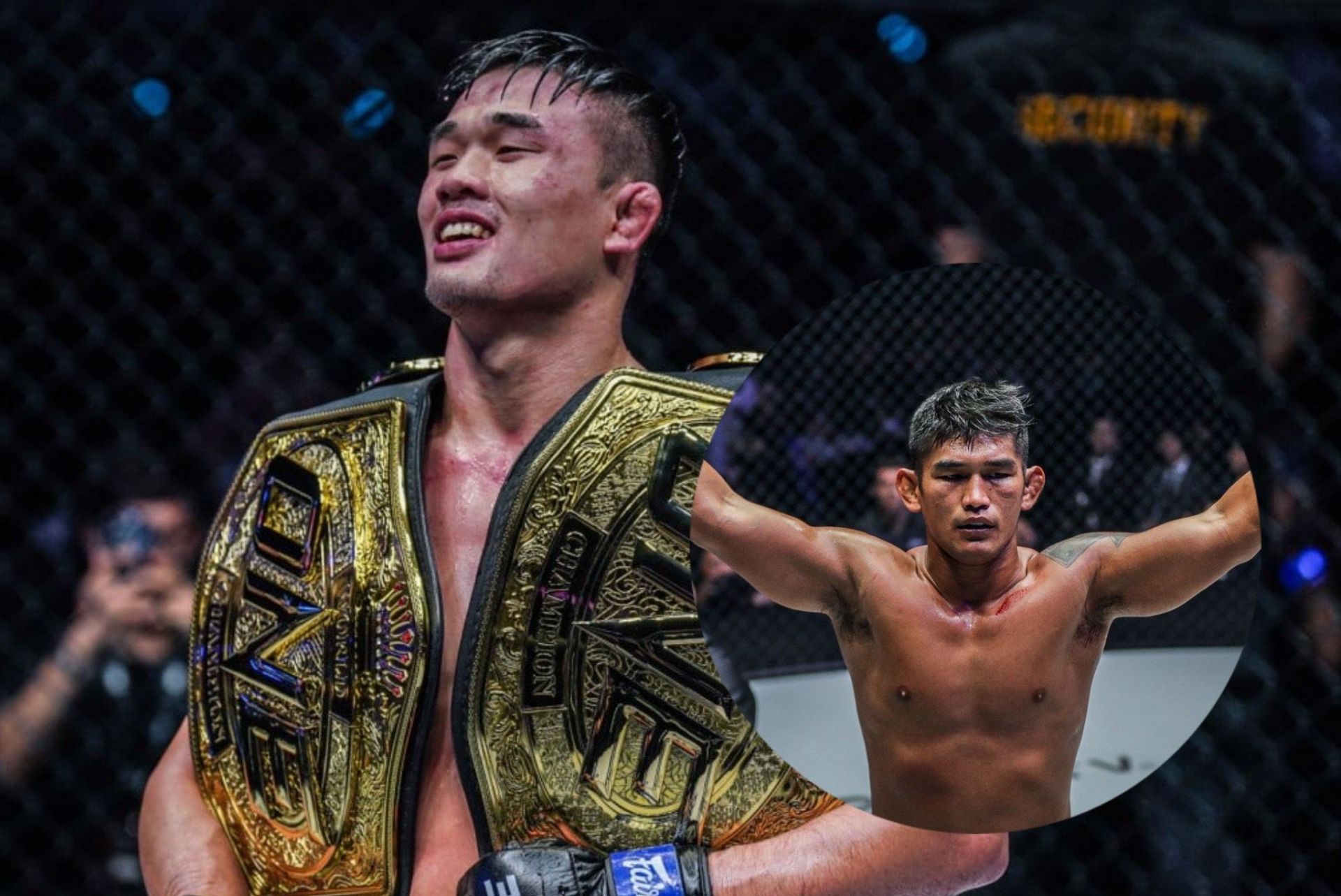 Christian Lee and Aung La N Sang (inset) have conquered multiple divisions in ONE Championship. [Image: ONE Championship]