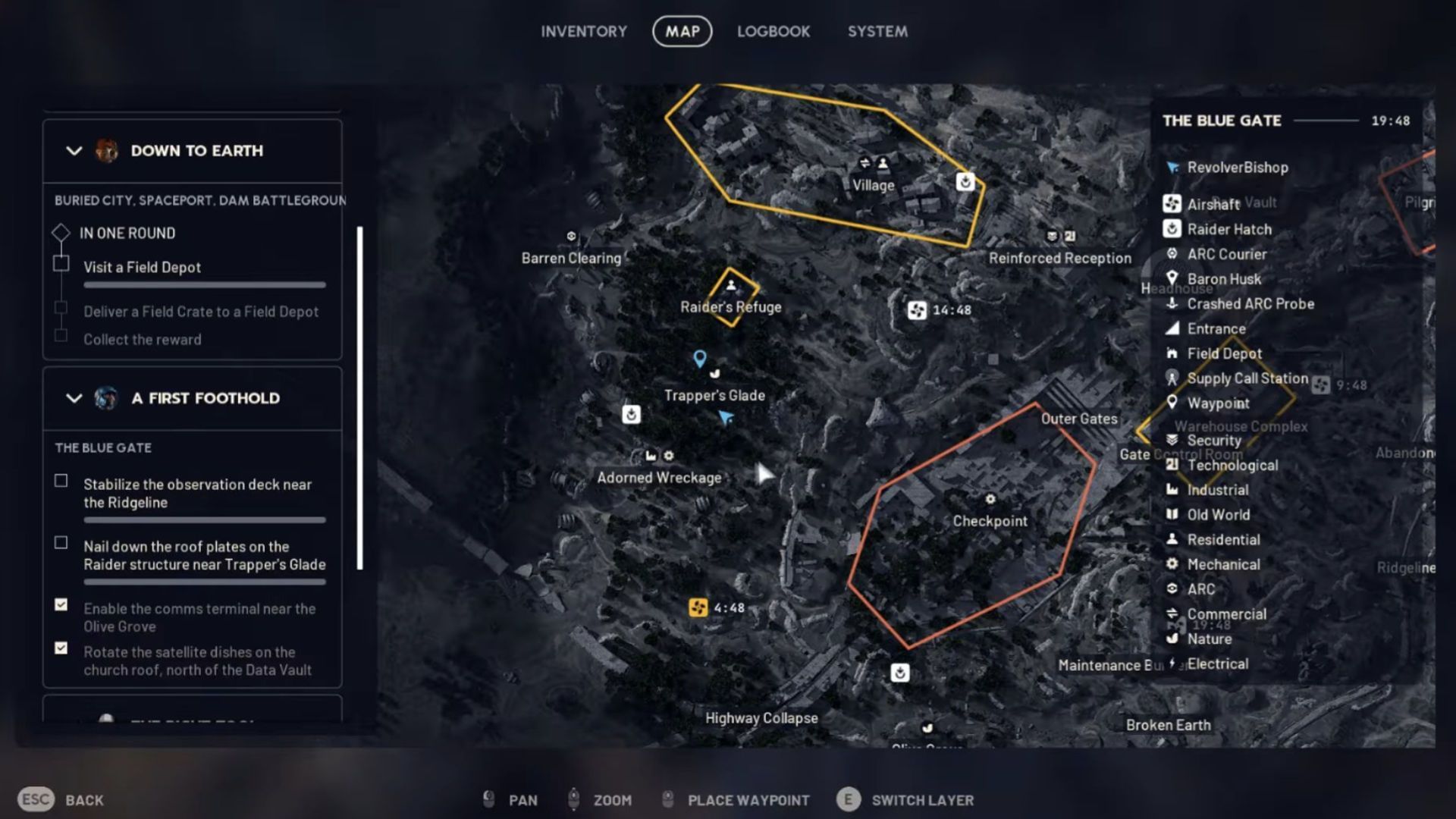 Interact with the dish on top of the church to realign communications (Image via Embark Studios)