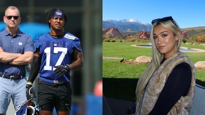 Wan’Dale Robinson’s GF Alyna Wampler reveals her "worst enemy" at Packers vs. Giants Week 11 game