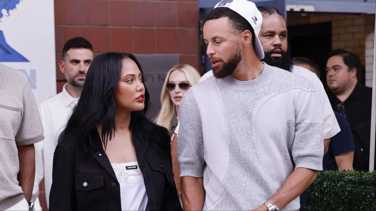 Ayesh Curry dropped her feeling on viral Steph Curry billboard [Picture Credit: Getty]