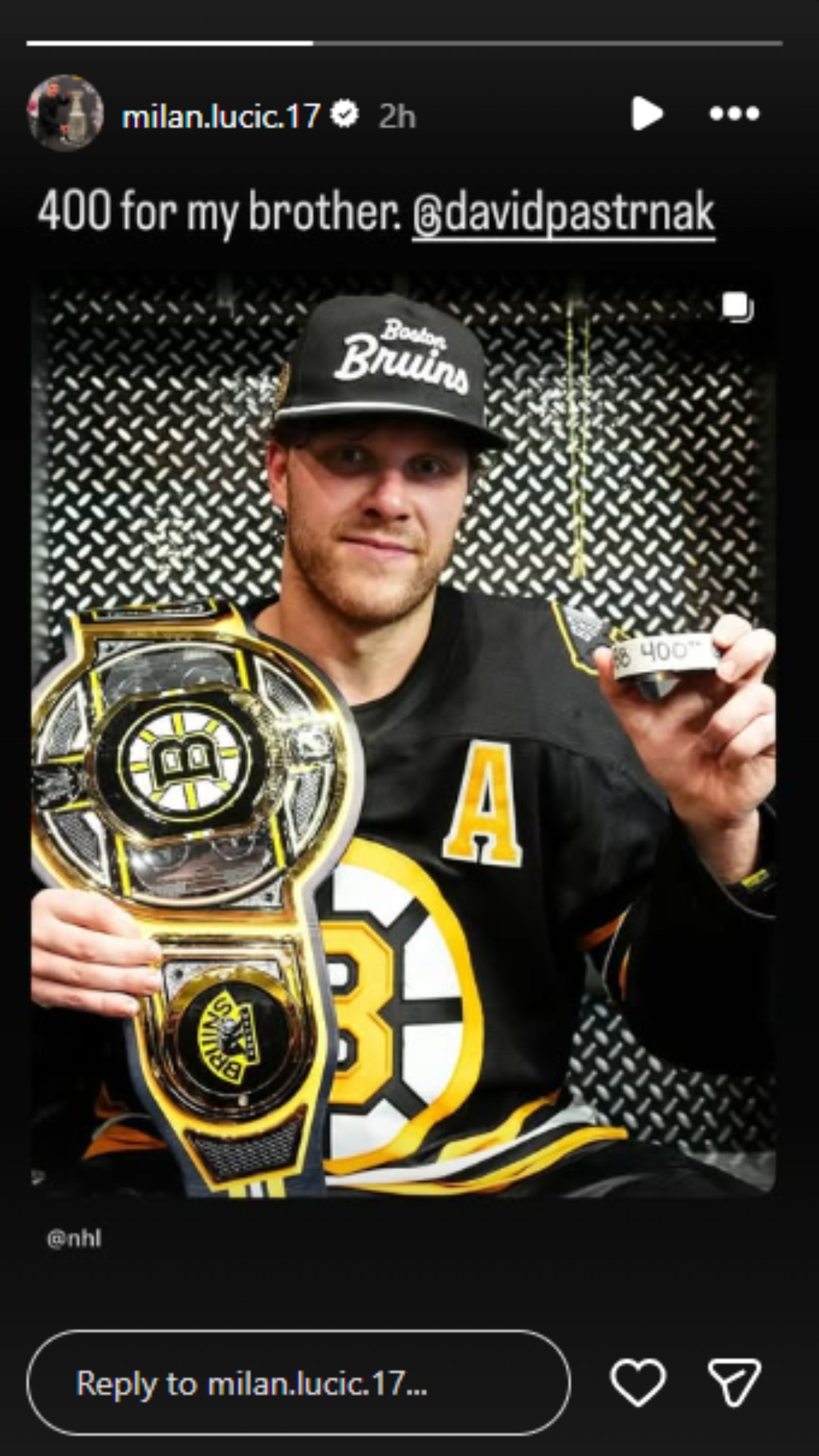 via Instagram/@milan.lucic.17