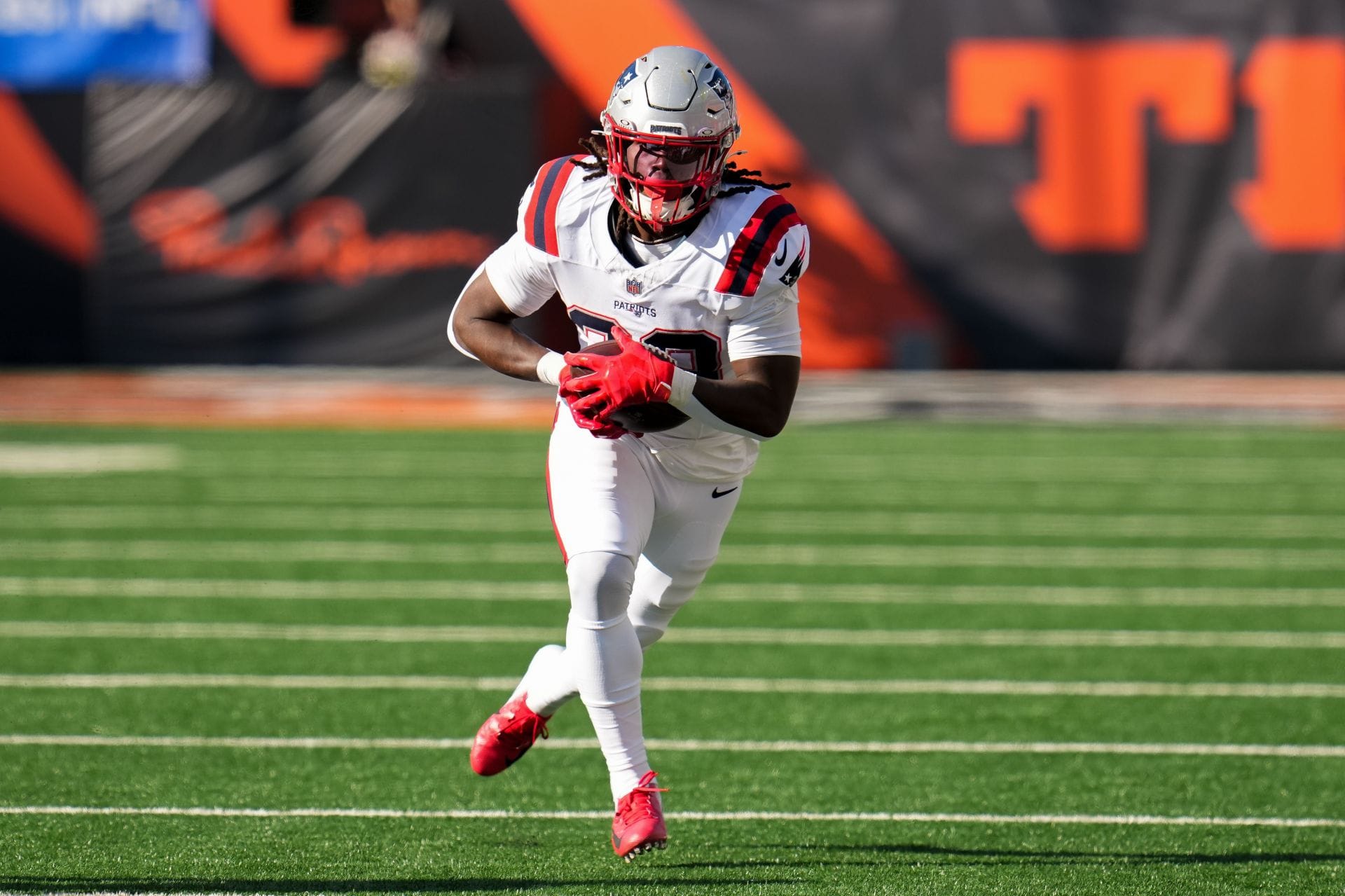 Rhamondre Stevenson at New England Patriots v Cincinnati Bengals - Source: Getty