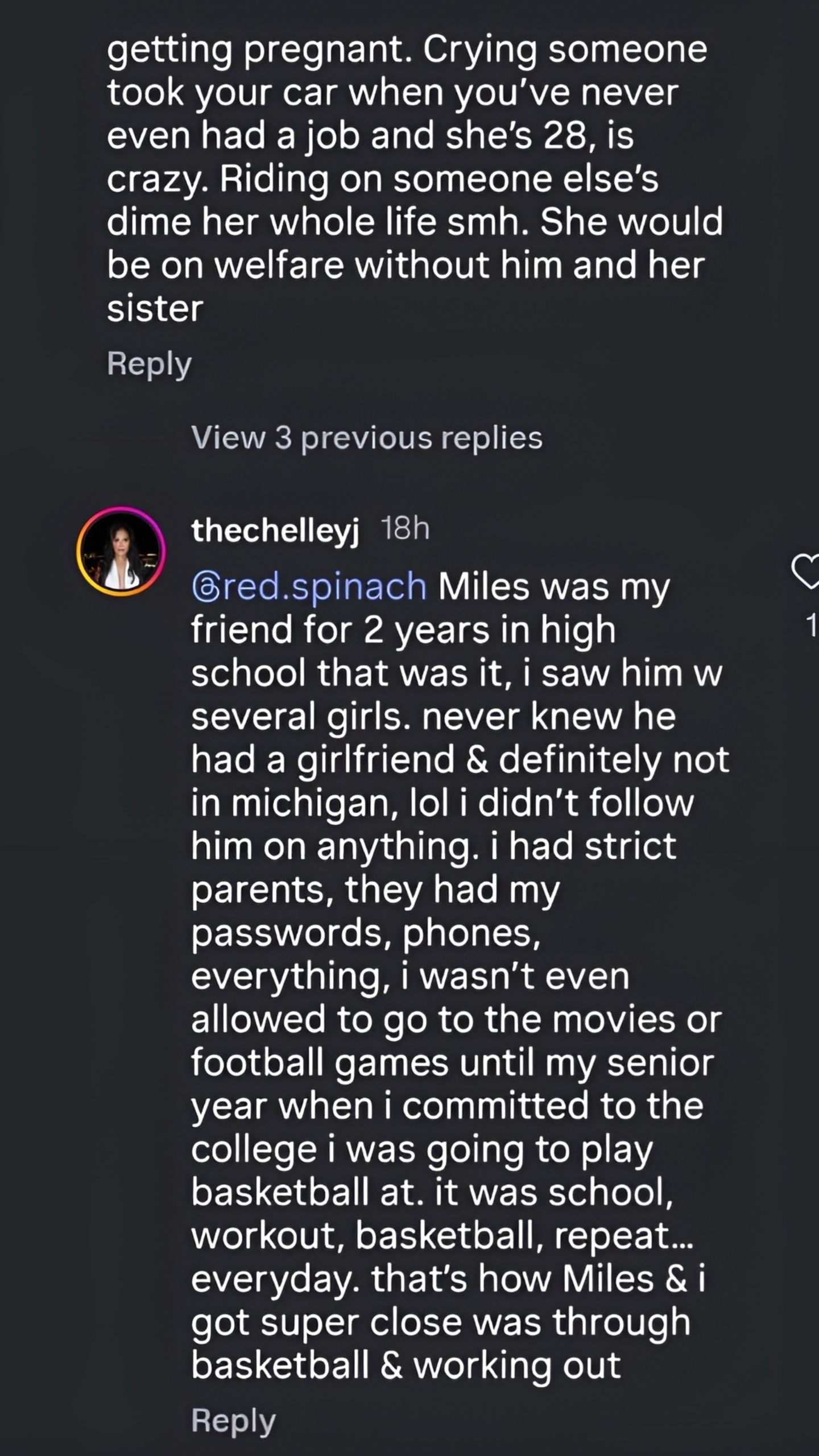 Johnson&#039;s comment on the post