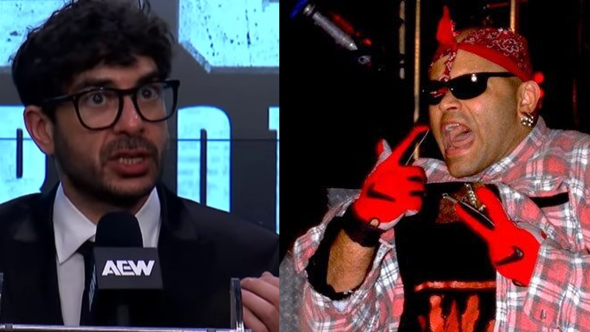 Tony Khan &amp; Konnan (Image via AEW