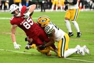 Trey McBride (Left) at Green Bay Packers v Arizona Cardinals - Source: Getty