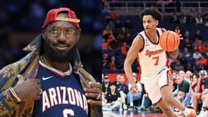 LeBron James Sends 2-Word Salute After Kiyan Anthony Lights Up His First College Game