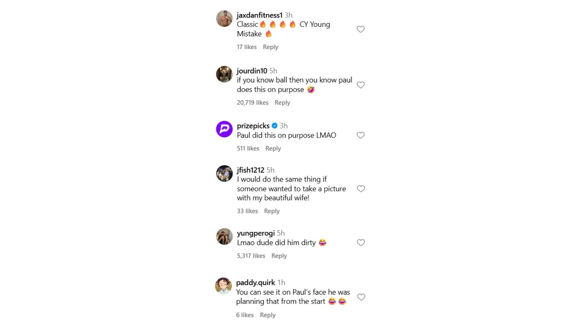 Fan reactions on Instagram (Source: Instagram @espn)