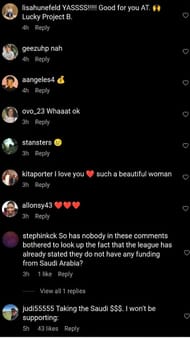 Comments on the post