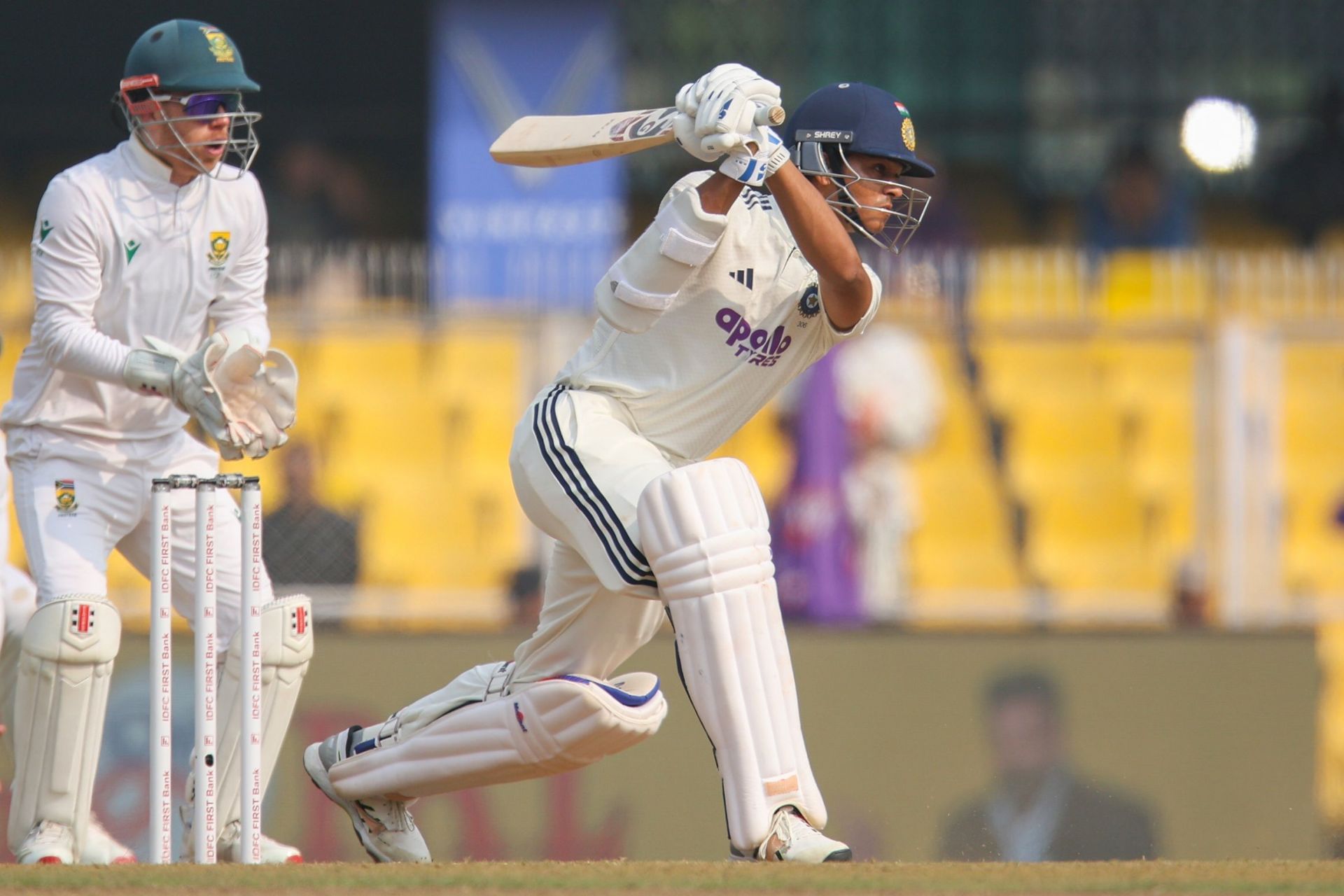 Yashasvi Jaiswal was the only player to score a half-century in India