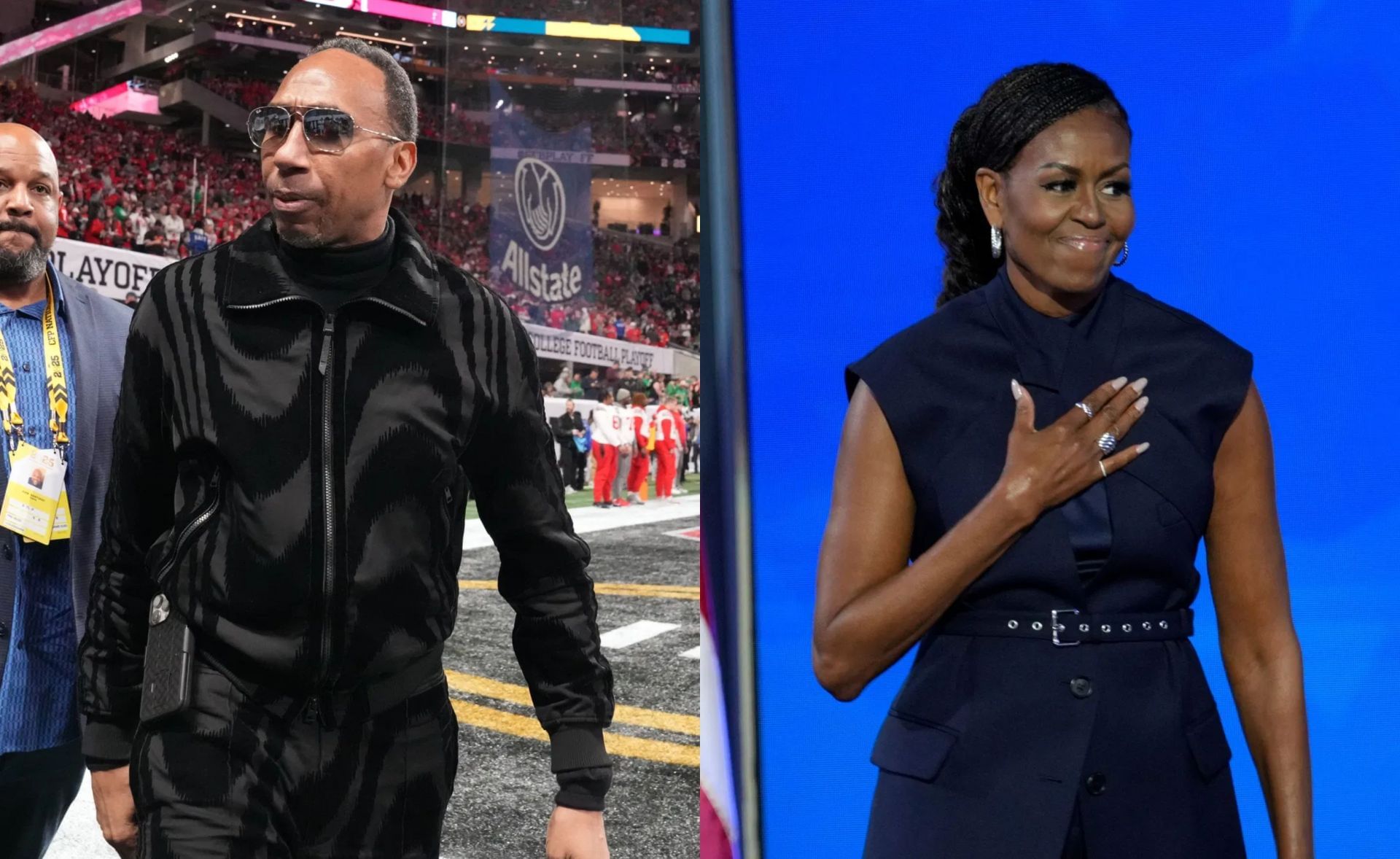 Stephen A. Smith passionately endorses Michelle Obama for U.S. President candidacy