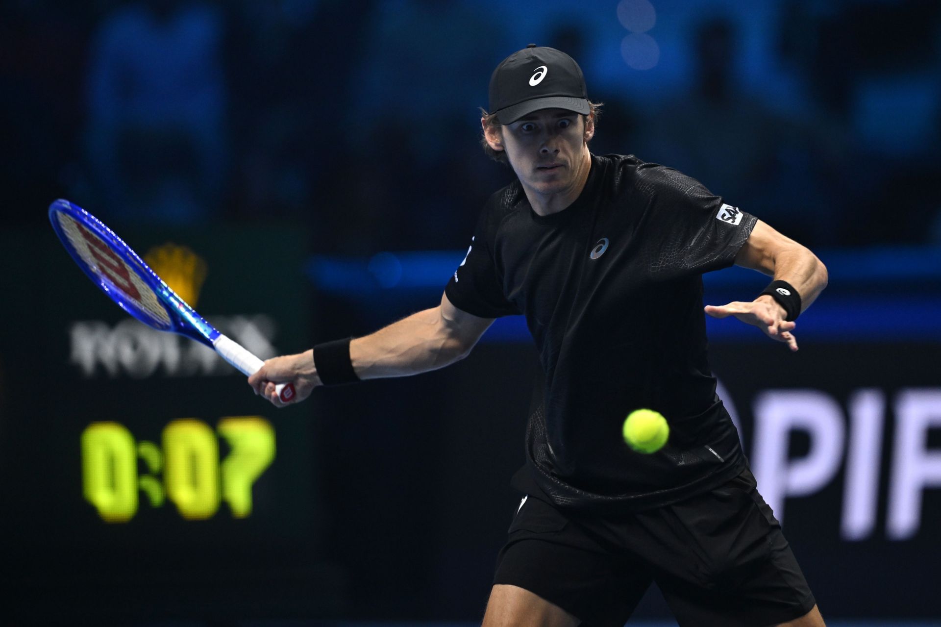 Alex de Minaur at the ATP Finals 2025. (Photo: Getty)