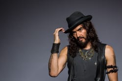 Russell Brand claims there is "pure flat-out evil" behind the Epstein scandal