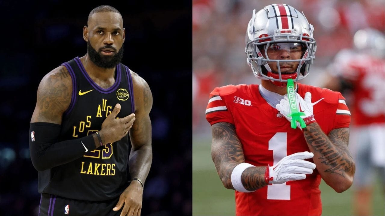 LeBron James sent a shoutout to Ohio State