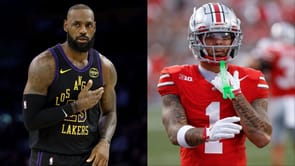 LeBron James Salutes 'Captain' Brandon Inniss As Ohio State WR Breaks Lakers star's Iconic Celebration After Touchdown