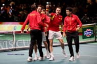 Spain celebrates their win against Germany in the Davis Cup Finals 2025 - Source: Getty