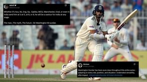 “Hope the musical chairs with his batting position stops” - Fans praise Washington Sundar’s gritty 48 in IND vs SA 2025 2nd Test