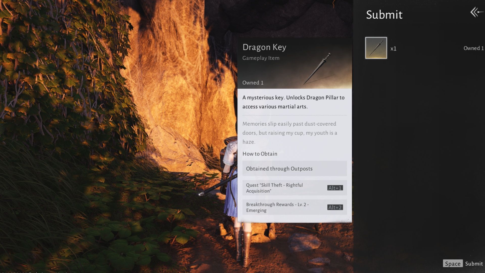 Dragon Key unlocks Dragon Pillar (Image via NetEase Games)