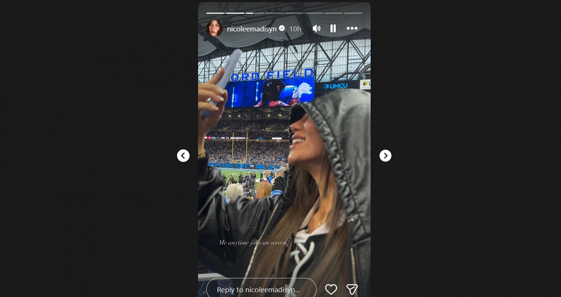 Jahmyr Gibbs&rsquo; GF Nicole Anderson/@nicoleemadisyn