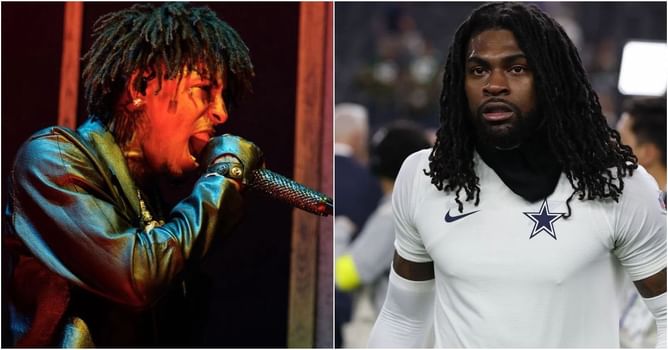 Trevon Diggs turns heads at NBA YoungBoy concert 7 days after Cowboys place CB on IR over concussion