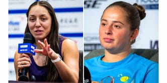 "We have to give her a shoutout" - Jessica Pegula jokes about Jelena Ostapenko selling 'random' items to fans online