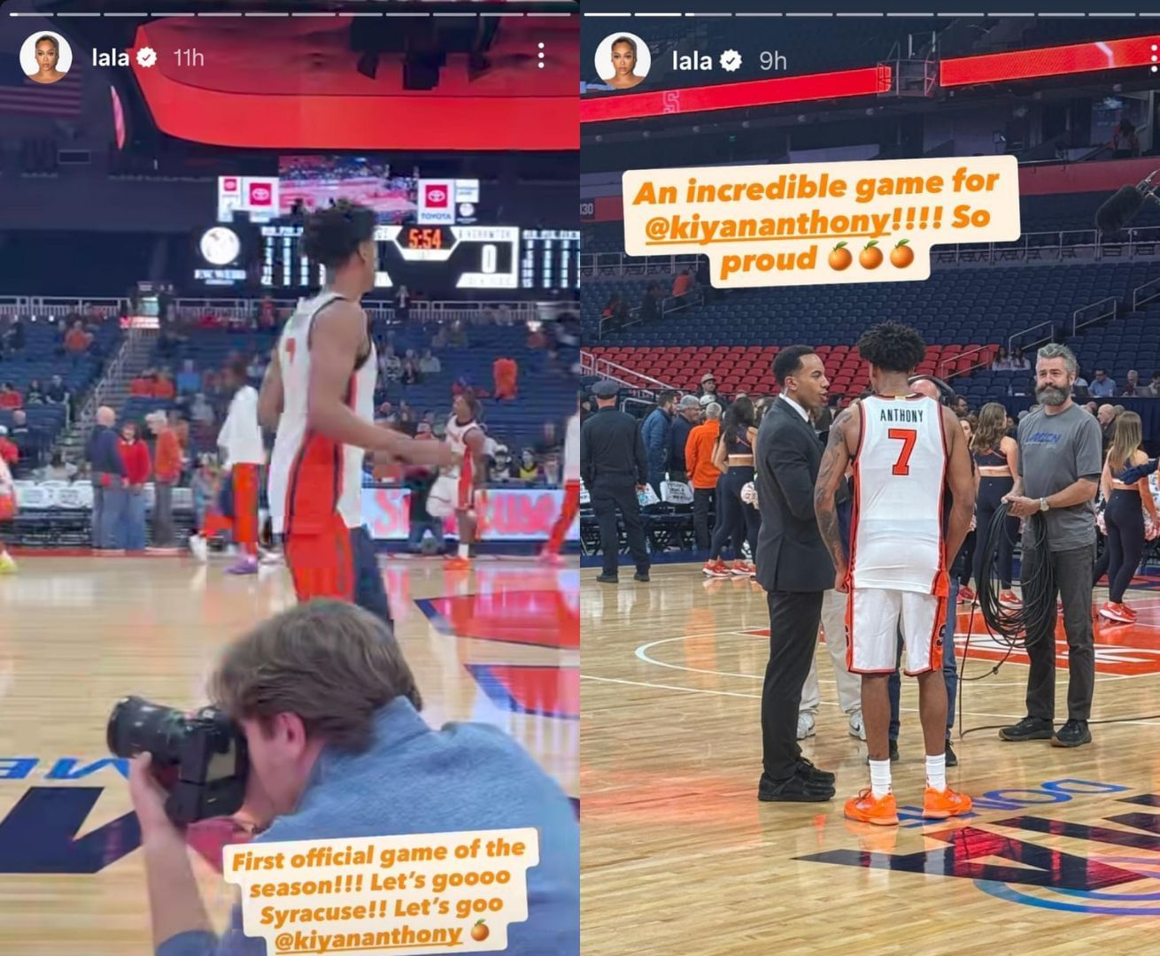 La La Anthony&#039;s Instagram stories