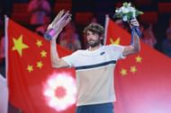 Valentin Vacherot at the Shanghai Masters 2025. (Photo: Getty)