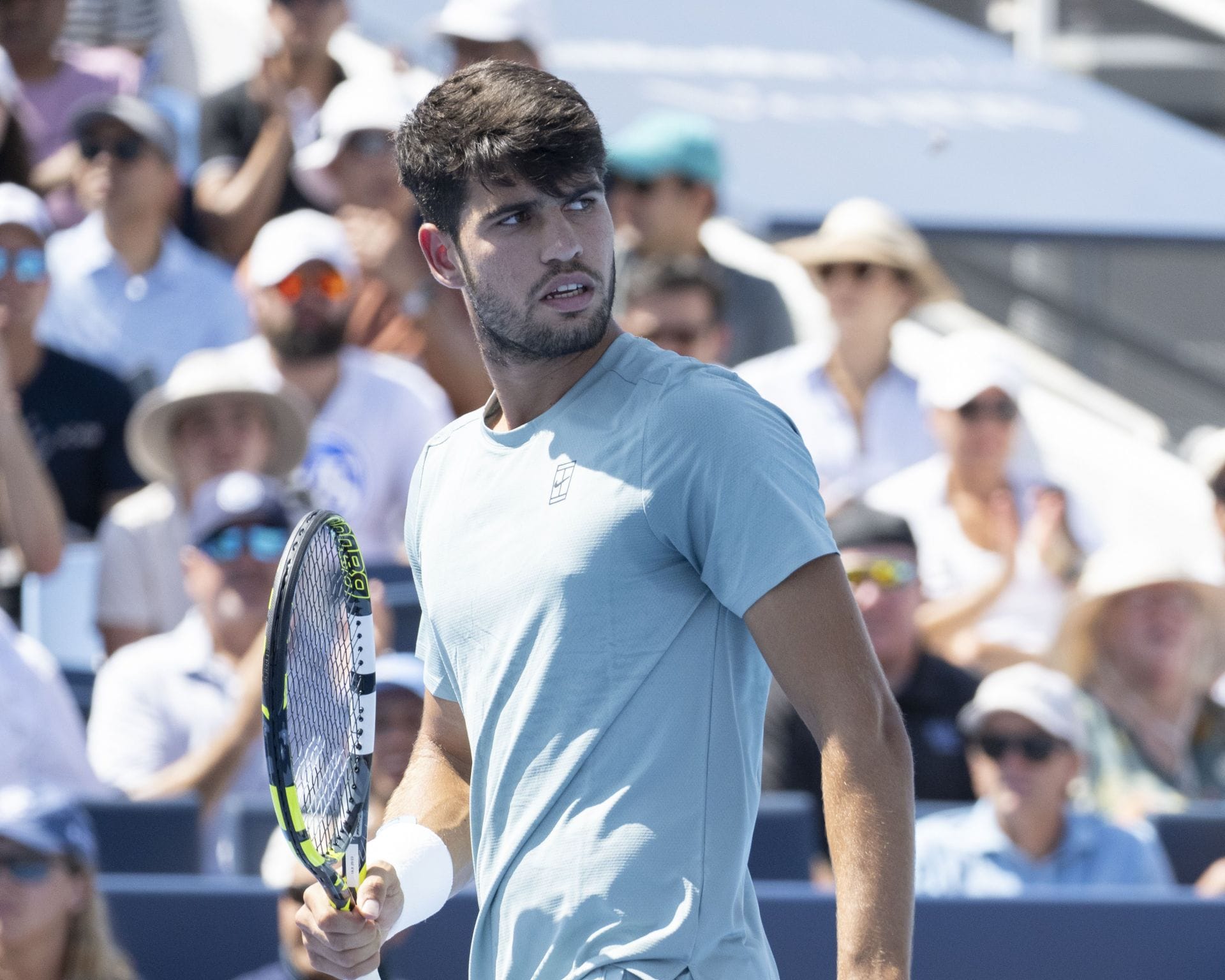 Alcaraz at the 2025 Cincinnati Open - Source: Getty