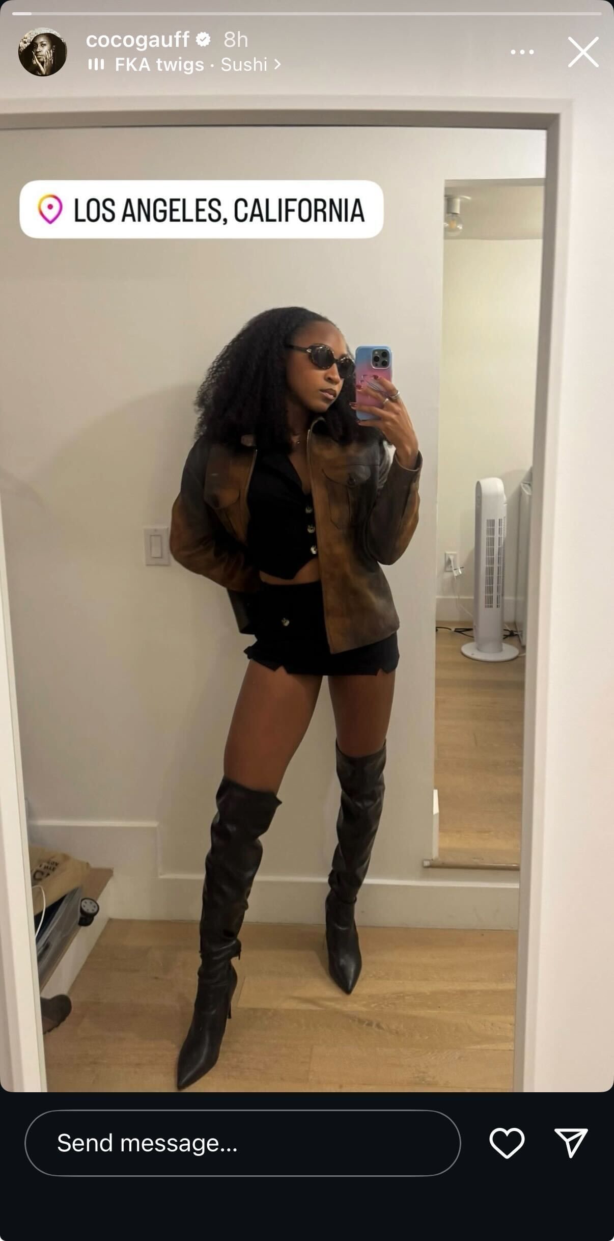 Gauff&#039;s Instagram story