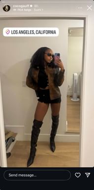 Gauff's Instagram story