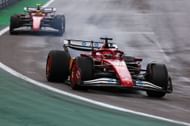The Ferraris of Charles Leclerc and Lewis Hamilton at the F1 Brazilian Grand Prix - Sprint & Qualifying - Source: Getty