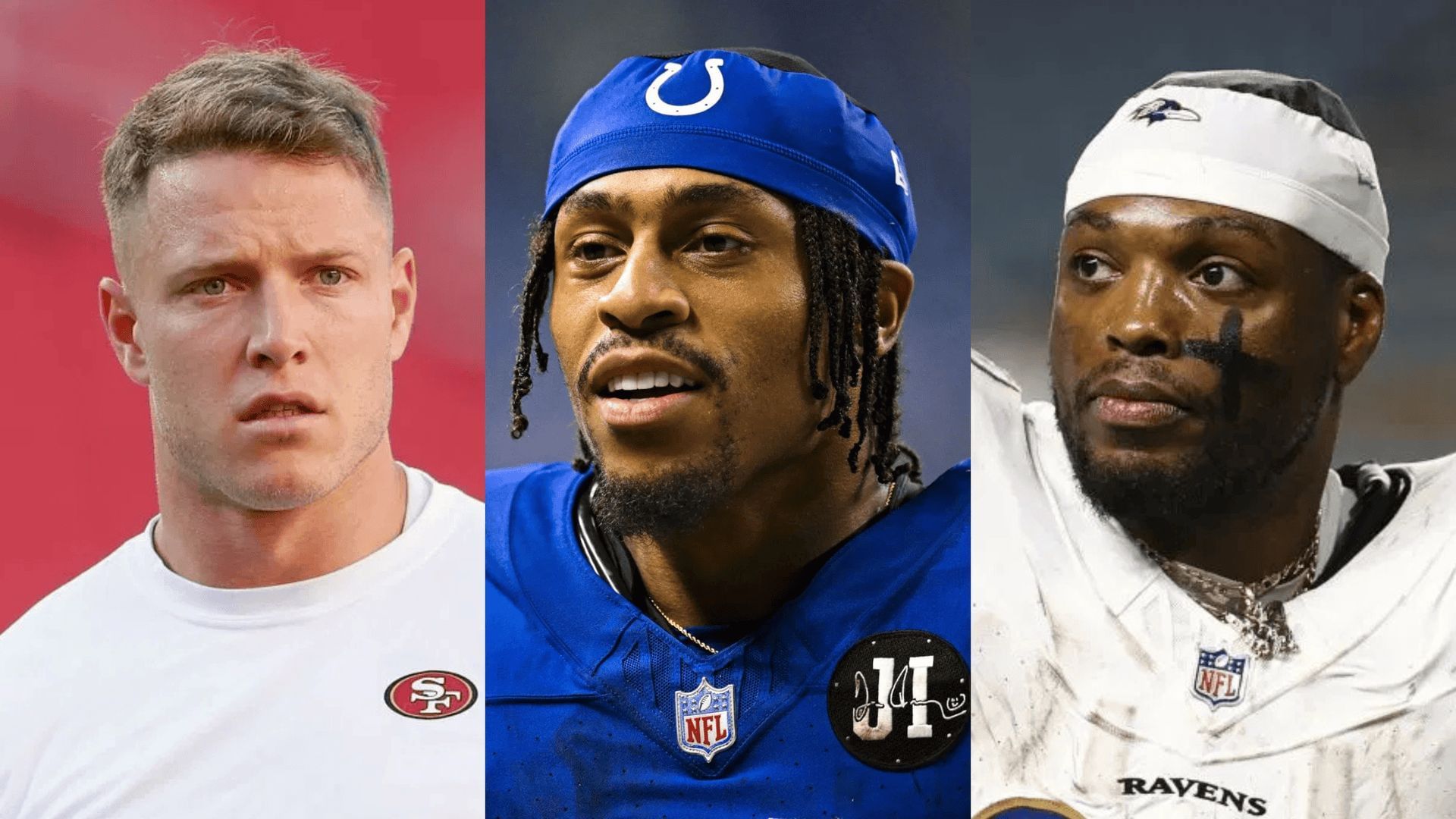 Week 10 Fantasy Football RB Rankings and Picks feat. Jonathan Taylor, Rico Dowdle, Derrick Henry, Christian McCaffrey - Source: Getty