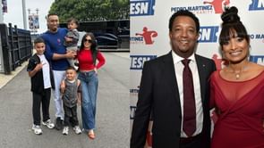 Edwin Diaz and wife Nashaly turn heads at MLB Awards night alongside legend Pedro Martinez and wife Carolina