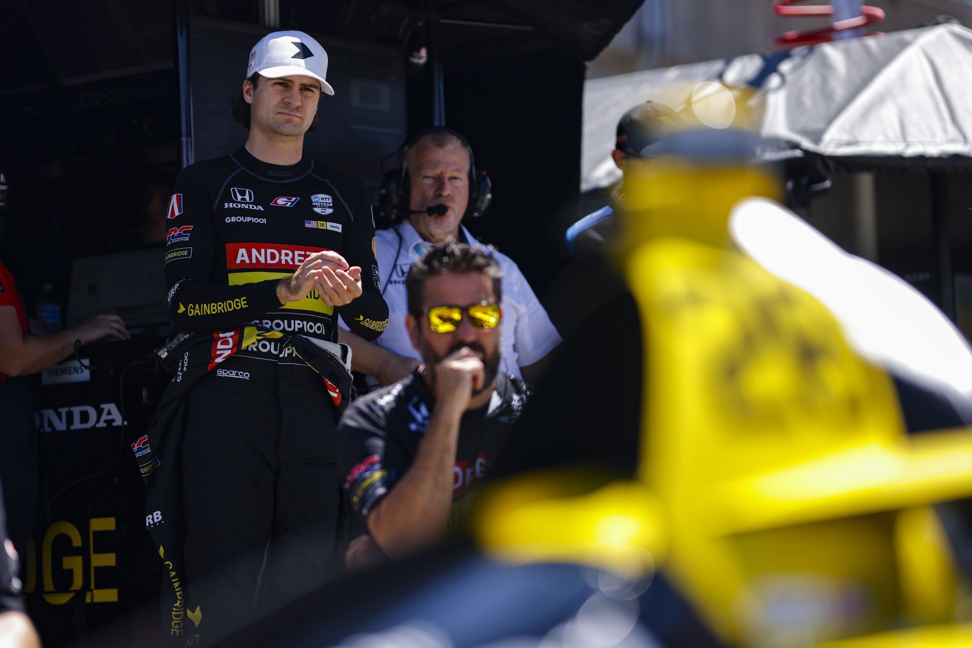 Colton Herta at the 2025 IndyCar Java House Grand Prix of Monterey - Source: Getty