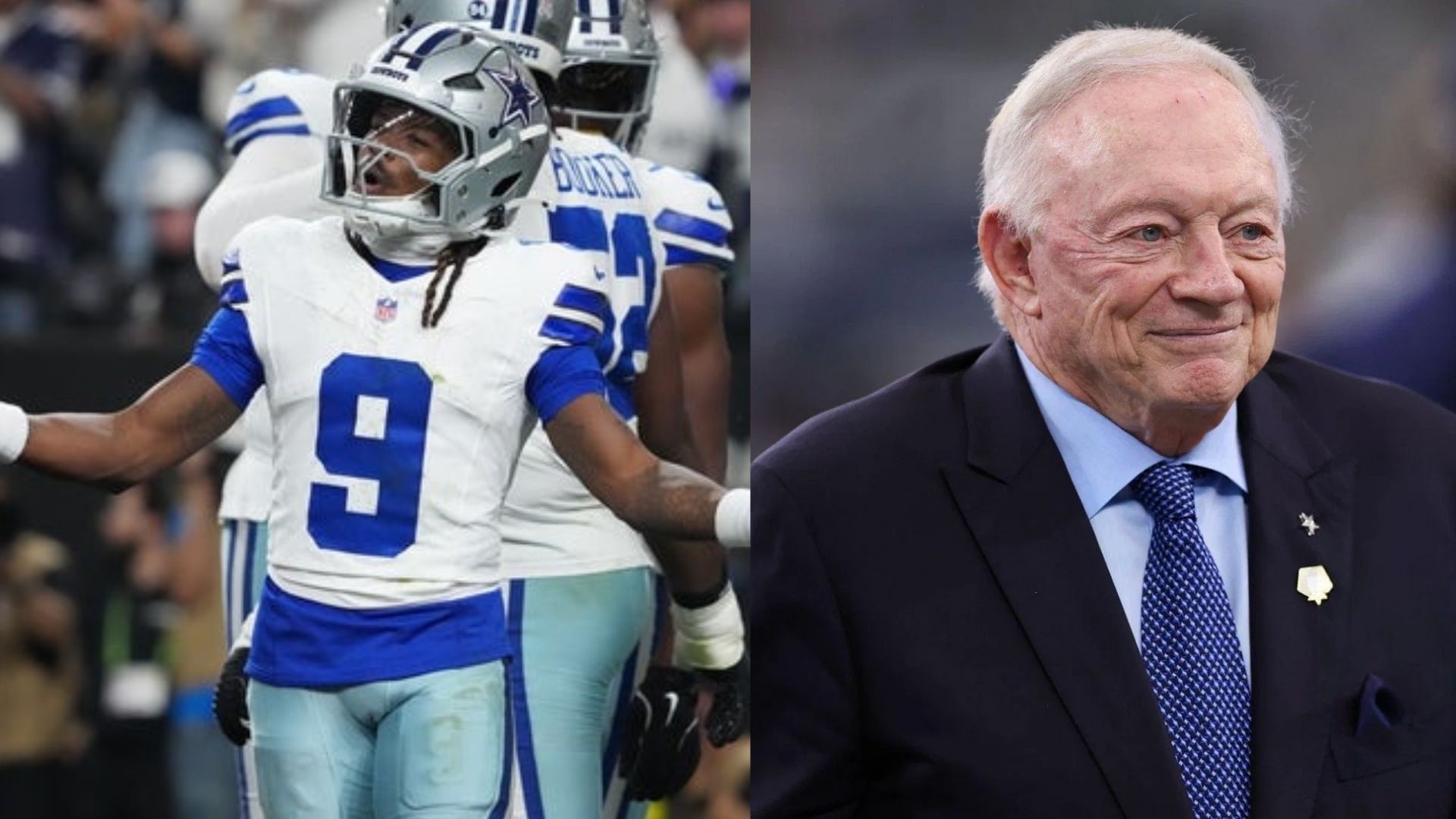 George Pickens and Jerry Jones (Source: Imagn)