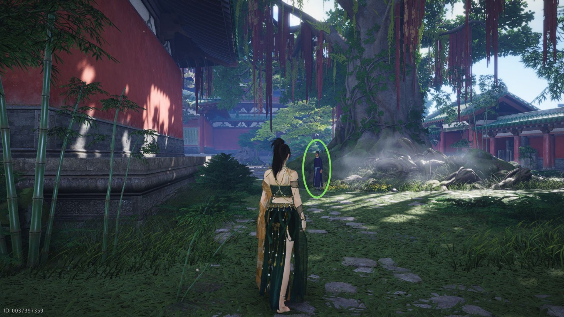 The Lamp-lighting Monk will grant you the quest (Image via NetEase)