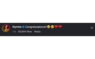 Lily Muni He's comment on Leclerc's Instagram post announcing his engagement with Alexandra Saint Mleux | Source: Instagram