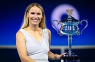 Caroline Wozniacki at the 2025 Australian Open - Day 1 - Source: Getty