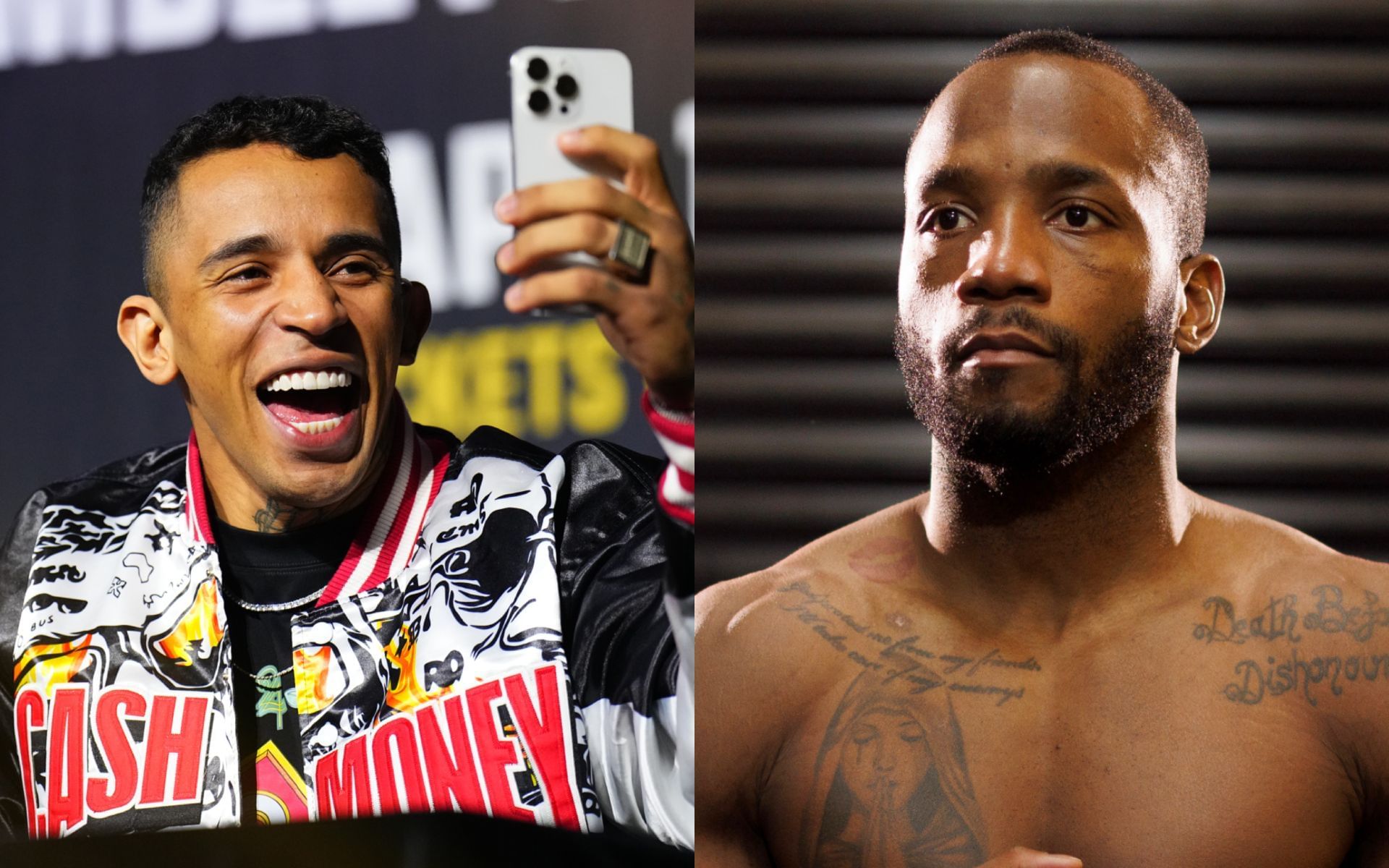 Ex-UFC champ previews Leon Edwards (right) vs. Carlos prates (left). [Images courtesy: Getty Images]